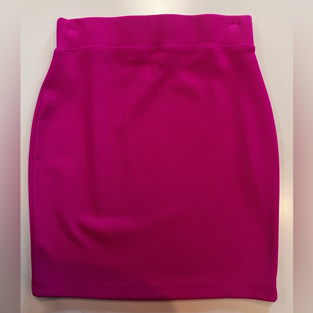 Express Fuchsia Mini Skirt